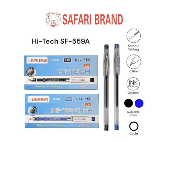 BOLPOIN HI-TECH SAFARI / PULPEN HI TECH SAFARI / GEL PEN HITECH SAFARI / KLIK HI TECH SAFARI PRO / H