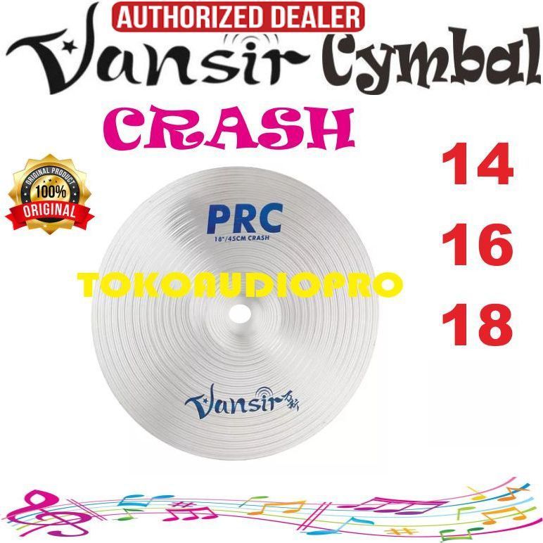 We One|| Crash Cymbal Vansir PRC Crash Cymbal 14.16,18 Cymbal Crash Vansir PRC Simbal Crash