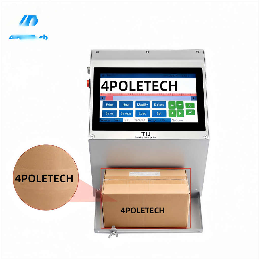Hot Sale Industrial Inkjet Printer Desktop TIJ Printer For Date Qr Code Bar Code Printing On Bottle 