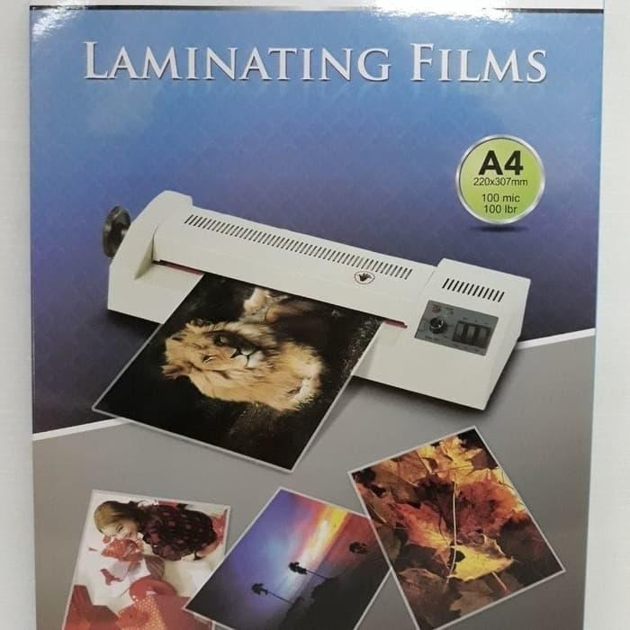 PLASTIK LAMINATING size A4 (100 lembar) / LAMINATING FILM TERLARIS