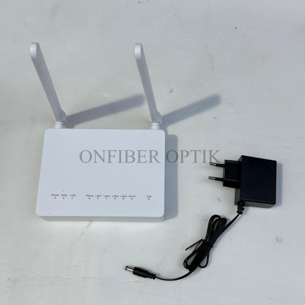 ZTE Modem / Router ONT XPON ZTE F609 V3 | Modem Fiber Optik Dua Antena V3