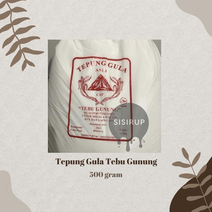 Tepung gula tebu cap tebu gunung 1KG
