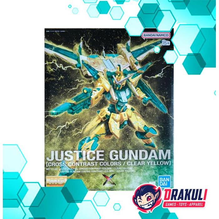 BANDAI Plamo MG Justice Gundam Cross Contrast Colors / Clear Yellow Ver.