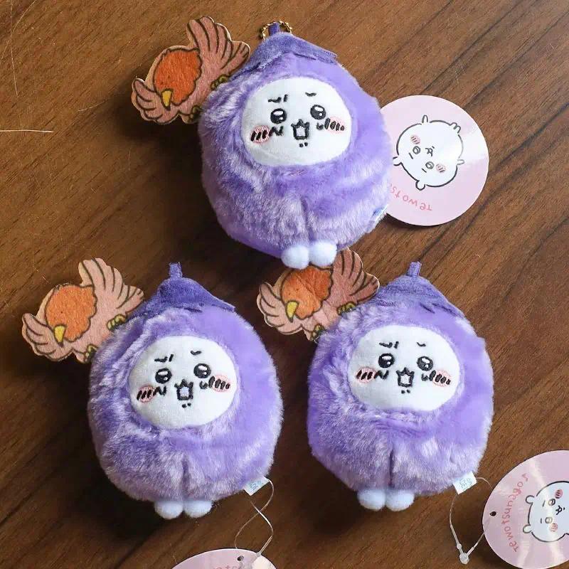 Eggplant Chikawas Plush Hanging Item Plush Doll Plush Toy Bag Hanger Keychain Nagano Gift Spot Goods