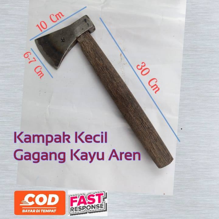 kampak Baja bahan per gagang kayu aren
