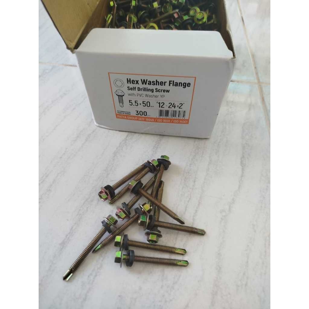 Baut Atap Patta 12x50 / Baut Drilling Patta 12x50PTA - ABH