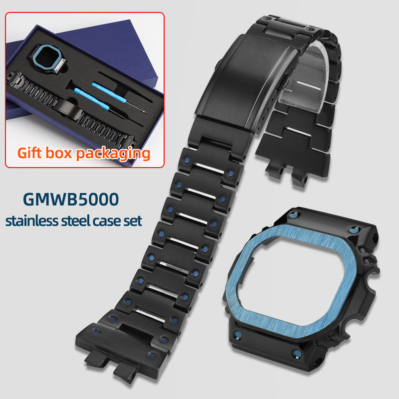 Mod kit Case GMW-B5000 For Casio G-SHOCK Series 40th Anniversary GMW-B5000 Metal Stainless Steel Str