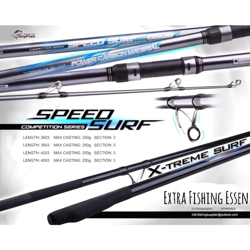 JORAN ANYFISH SPEED SURF 450, Pasiran Sambung 3, Gratis Packing Paralon