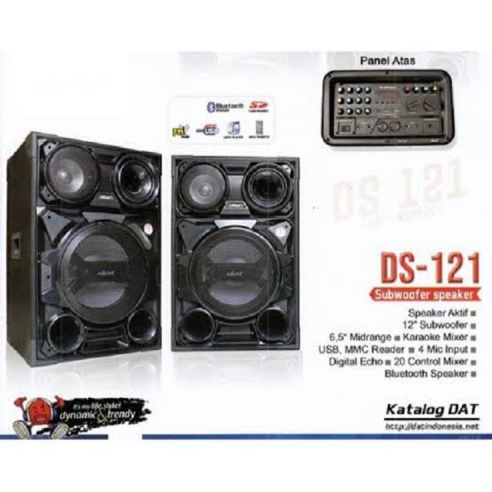 DAT DS 121 DAT Speaker Aktif Dan Pasif 12 inch DAT 121 DAT DS 121 DAT SPEAKER AKTIF Sepasang SPEAKER