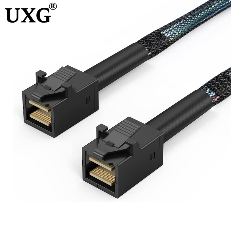 2m 0.5m 1m SFF-8643 Mini SAS HD Server Motherboard Backplane Cable SFF 8643 to 8643 MINI SAS Cable f