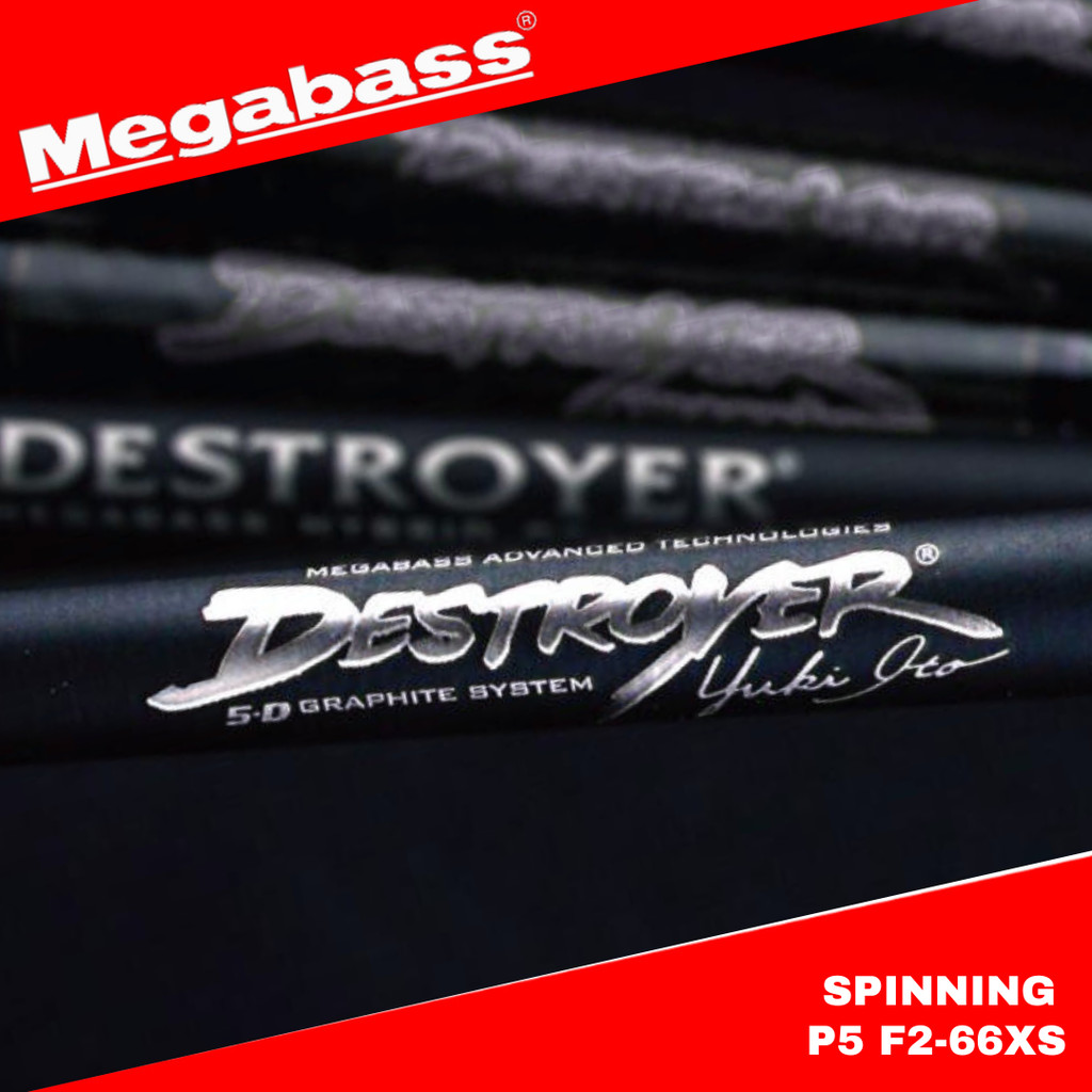 Megabass Spinning Rod Destroyer P5 F2-66XS (3042)