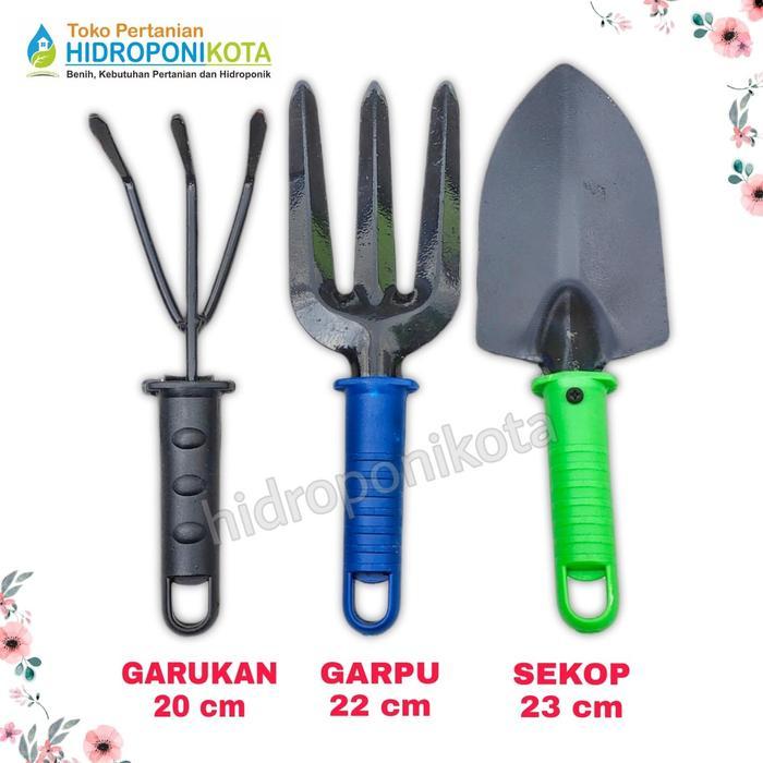 HHB/VAR - Sekop Kebun/ Garukan Tanah/ Garpu Tanah/ Alat berkebun - Hitam, garpu