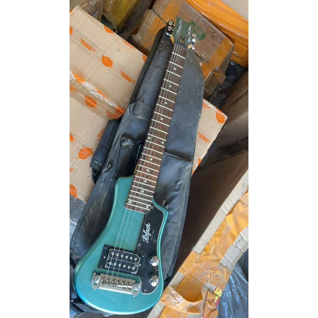 stock clearance hofner mini travel  electric guitar easy carry guitar