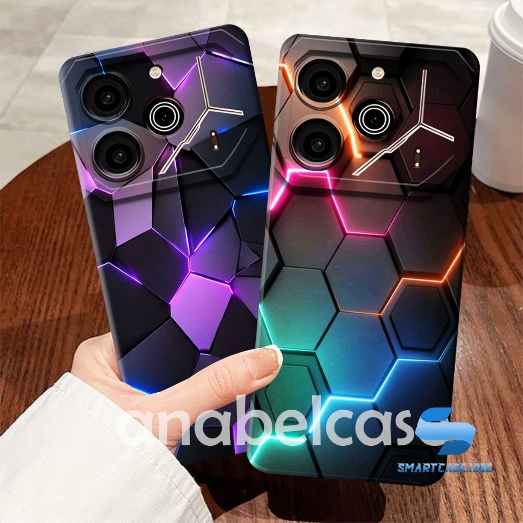 Softcase Tecno pova 6 / pova 6 pro / pova 5 / pova 5 pro  Motif Abstrak  -  Case tecno - Case pova  