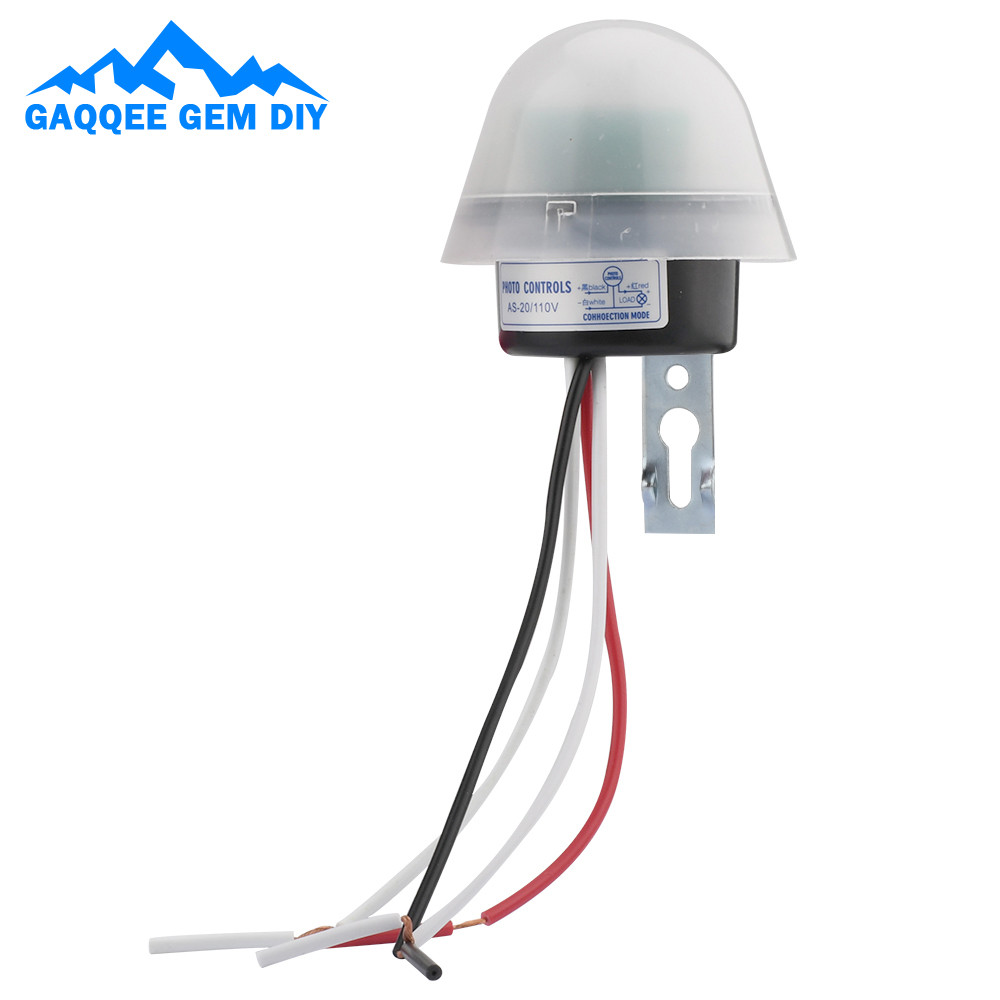 Photoelectric Sensor Auto Swit AC 110V AC 220V AC/DC12V 24V Waterproof Photo Control Street Light Se