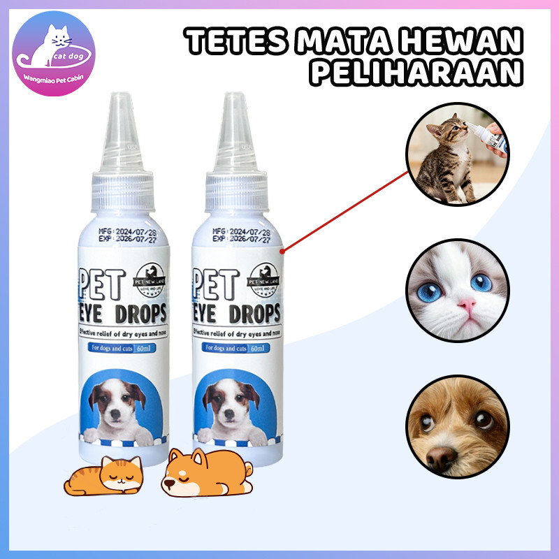 Tetes Mata Kucing / Tetes Mata Hewan Peliharaan / Air Mata Noda Noda Radang Mata Kucing 60ml