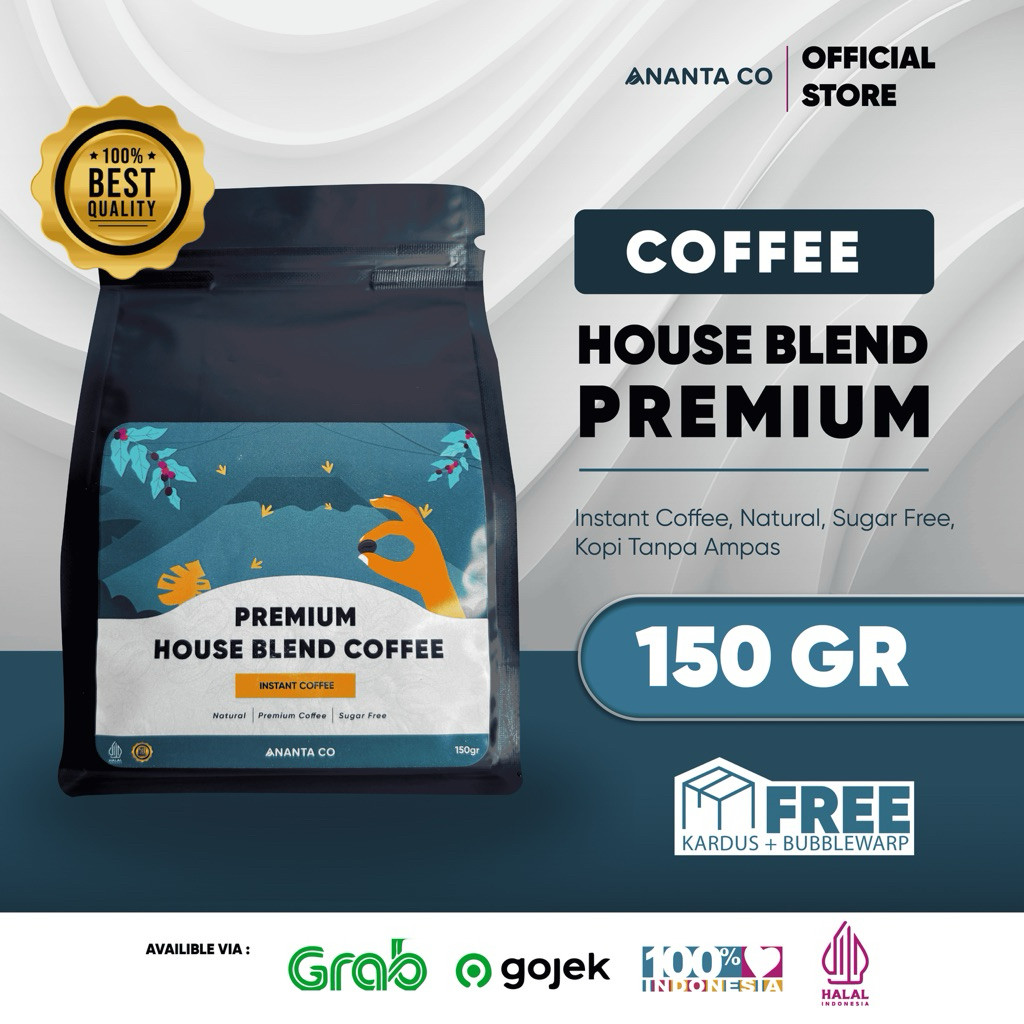 Bubuk Kopi Instant Tanpa Ampas 150 Gram | Espresso Instant Tanpa Ampas/  Instant Coffee Tanpa Ampas 