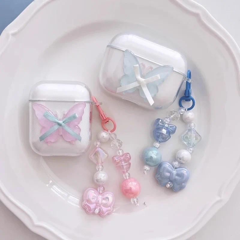 luxury lace flower case For Realme Buds Air 6 Pro /Buds Air5 Pro Transparent Silicone Earphone Cover