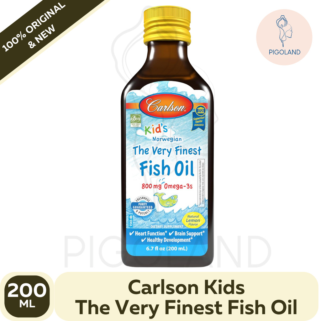 Carlson Kids Norwegian The Very Finest Fish Oil Omega Minyak Ikan Anak