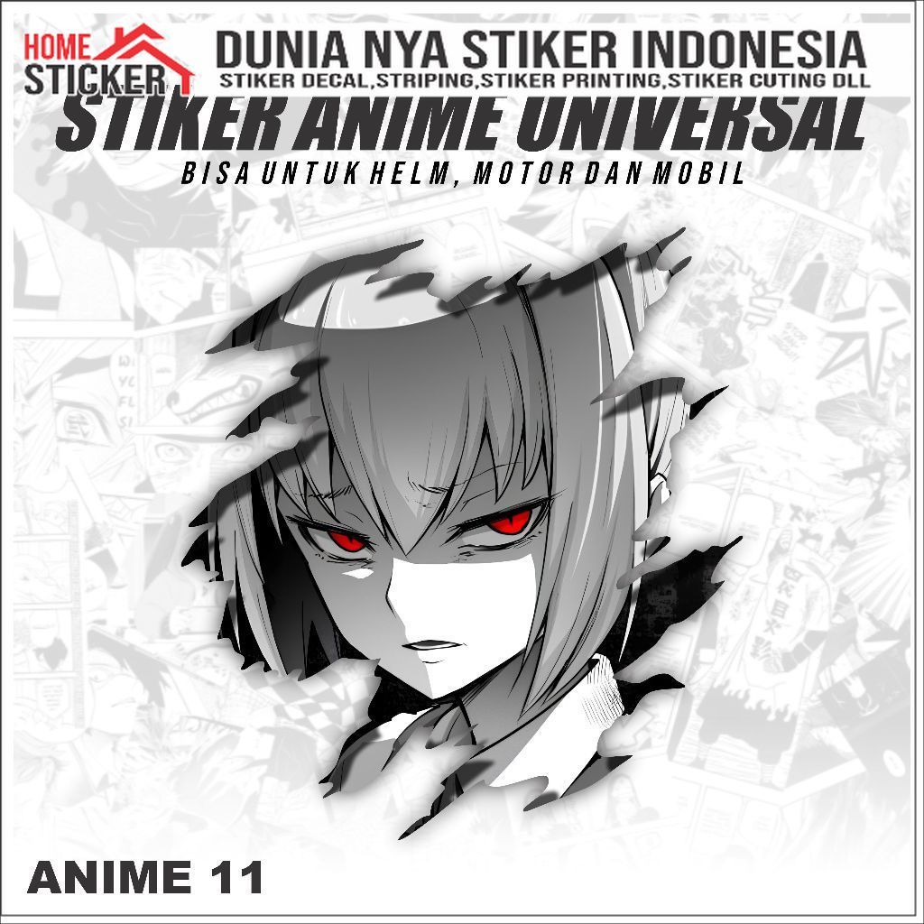 Sticker Anime Universal-sticker Decal Camper Vinyl Anti Air