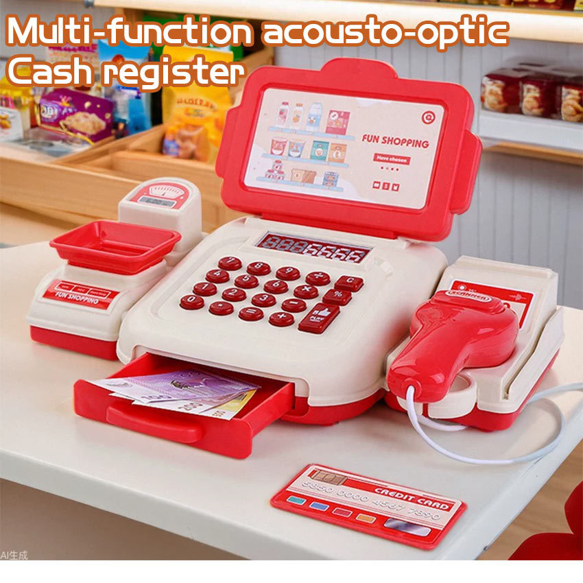 Mesin Kasir Mainan Simulasi supermarket Mesin Kasir Belanja Mainan Cashier Machine Toys Mainan Anak