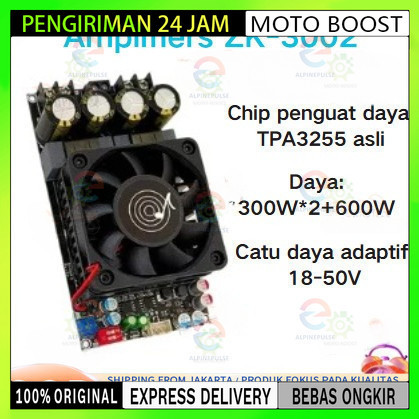 [ZK-3002]  TPA3255 Amplifier Class D Stereo BTL Bridge Hifi HD Sound High Power Amplifier 600W Origi