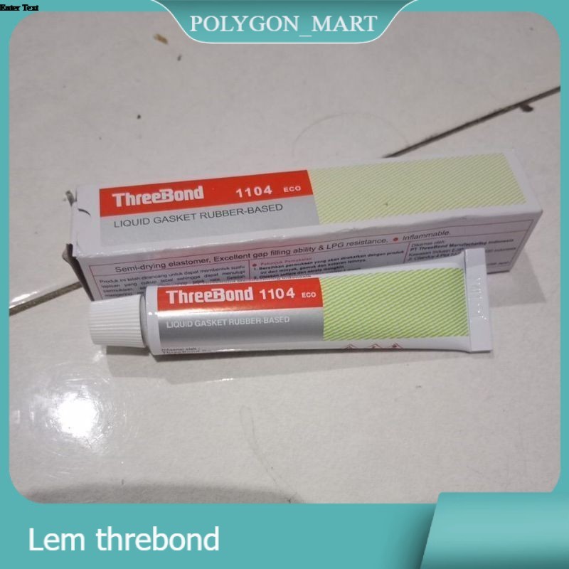 Lem Threebond Abu 1104 Liquid Gasket 25gr | Lem Paking Mesin Motor Mobil