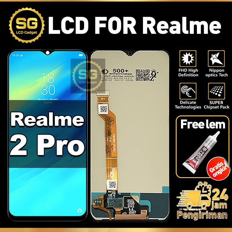 SG LCD Realme 2 Pro Fullset HP Touchscreen Realme 2 Pro Free Lem Glass Touch Screen Digitizer COD