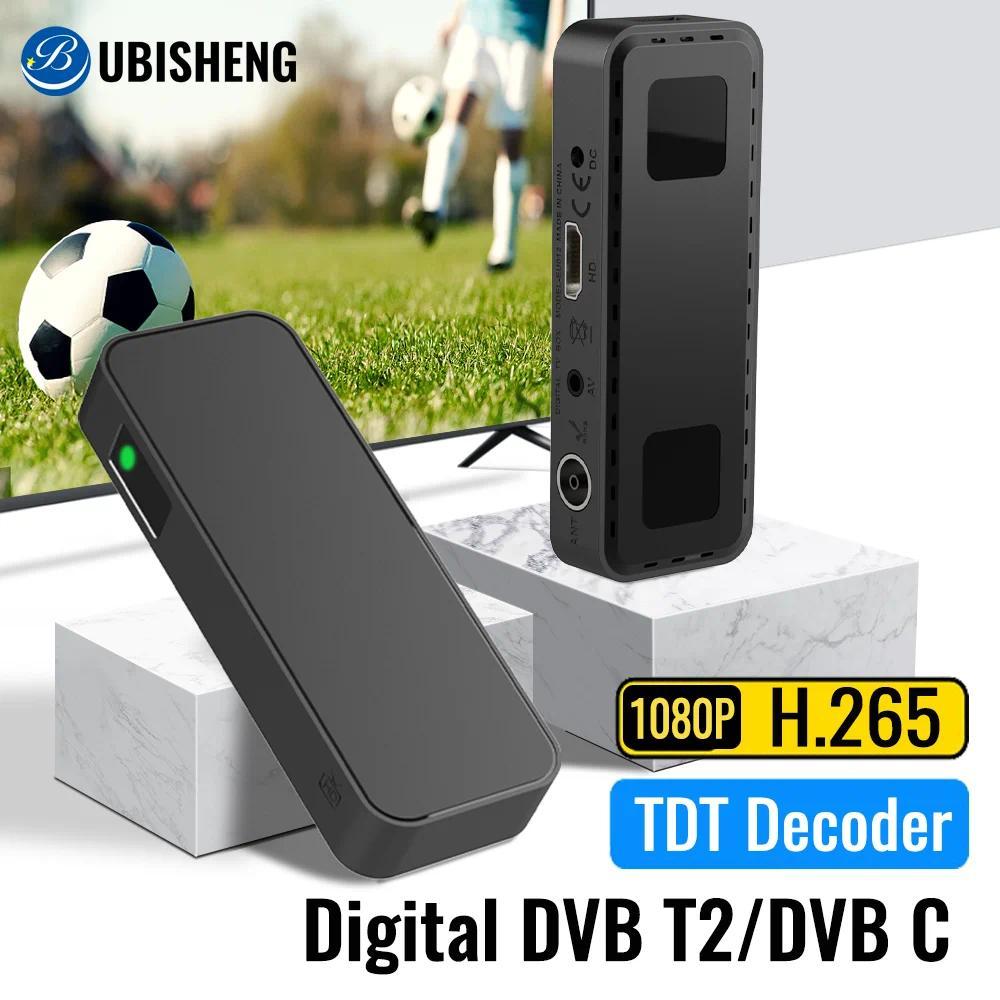 Ubisheng DVB T2 DVB C gital Tuner H265 TDT HD FTA TV Recevier Multimea Set Top Box Universal for Eur