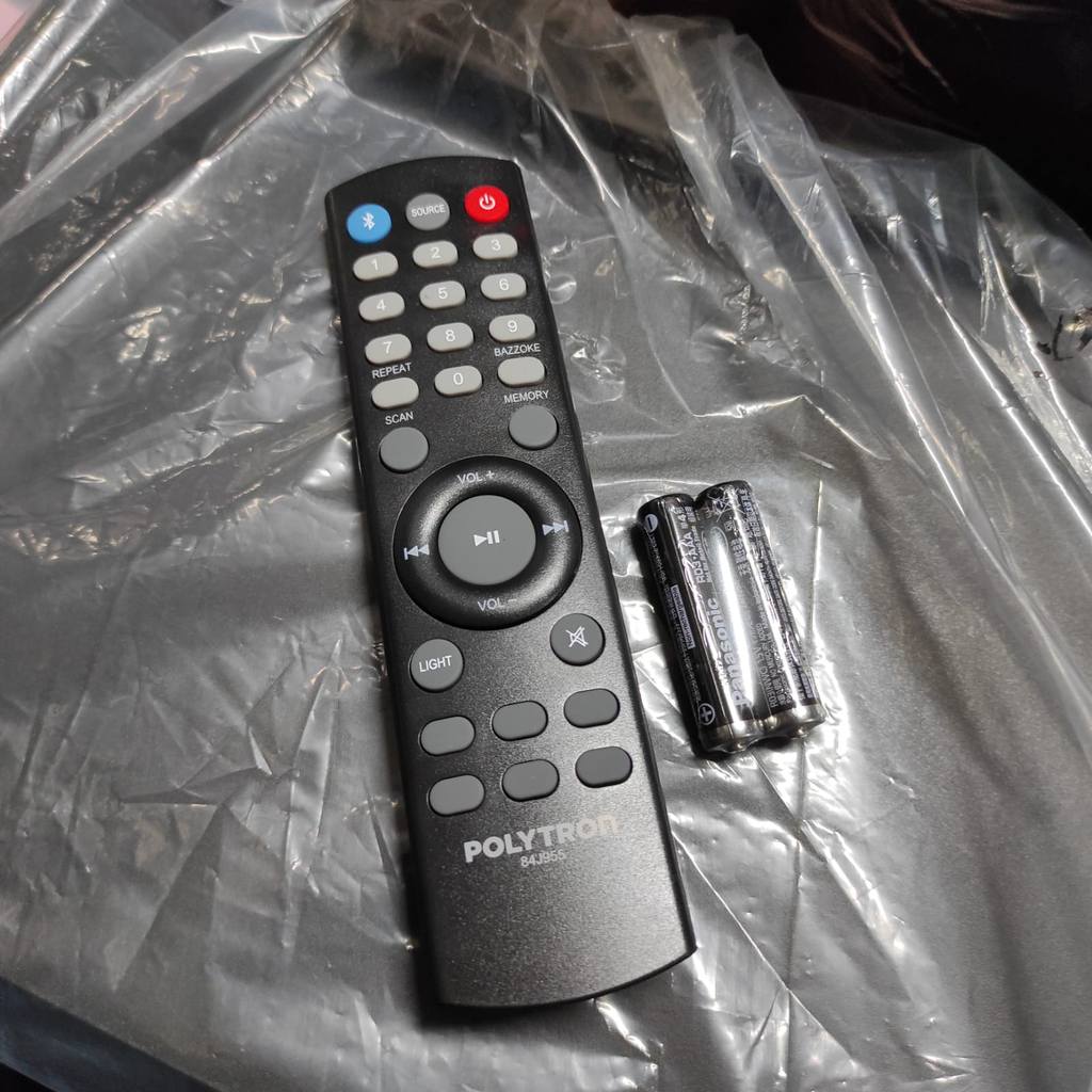 REMOTE REMOT CONTROL KONTROL  SPEAKER MULTIMEDIA  POLYTRON PMA 9522 PMA9522 BLUETOOTH EXTRA BASS KAR