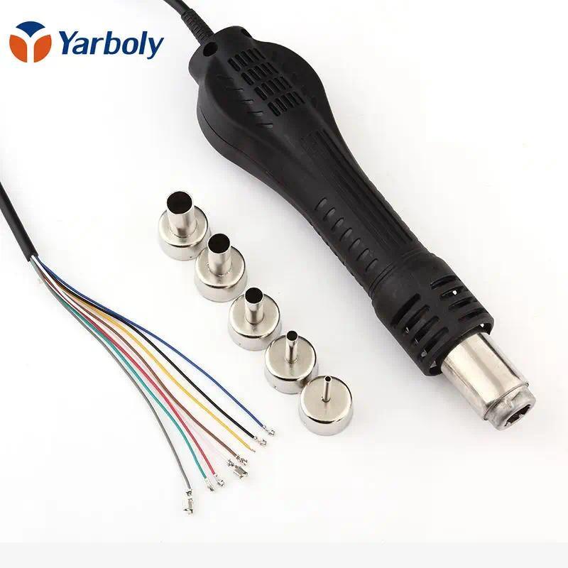 Hot Air Gun Desoldering Heat Gun Handle For 858 858D 85D+ 8858 878A 878 Rework Soldering Station BGA