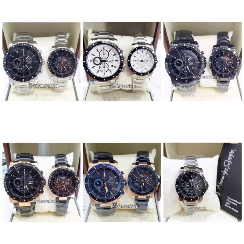 READY STOK TERBATAS Jam Tangan Couple Alexandre Christie Ac6141 Alexandre Christie Ac 6141 DGFLZ