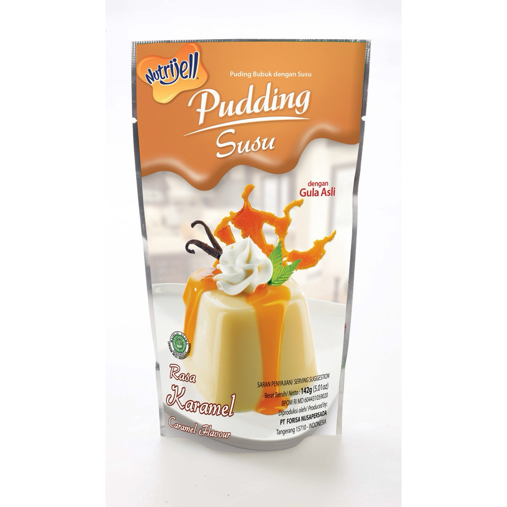 Nutrijell Pudding Susu Caramel 145g isi 36 pcs - KARTONAN - CARGO - JL
