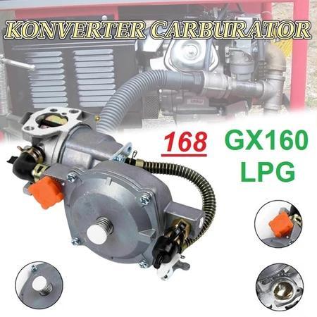 Karburator Genset GX160 GX200 LPG Converter Carburetor Konversi Gas Pompa Genset