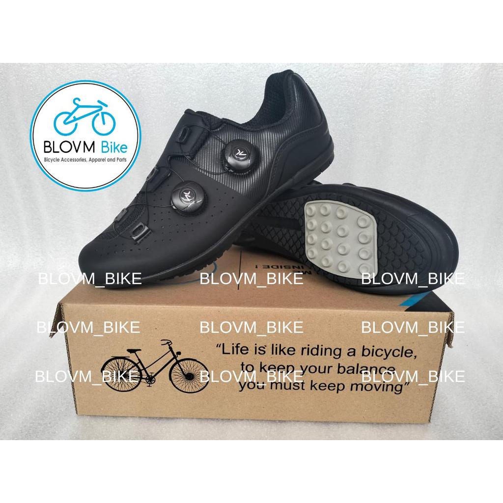 Sepatu Sepeda Non Cleat Zayne Cycling Shoes Sepatu Non Cleat Roadbike MTB Top