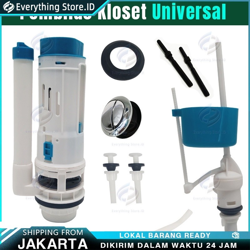 SASUMA Pelampung Closet Duduk Dual Flush Universal Alat Tangki Air WC Berkualitas