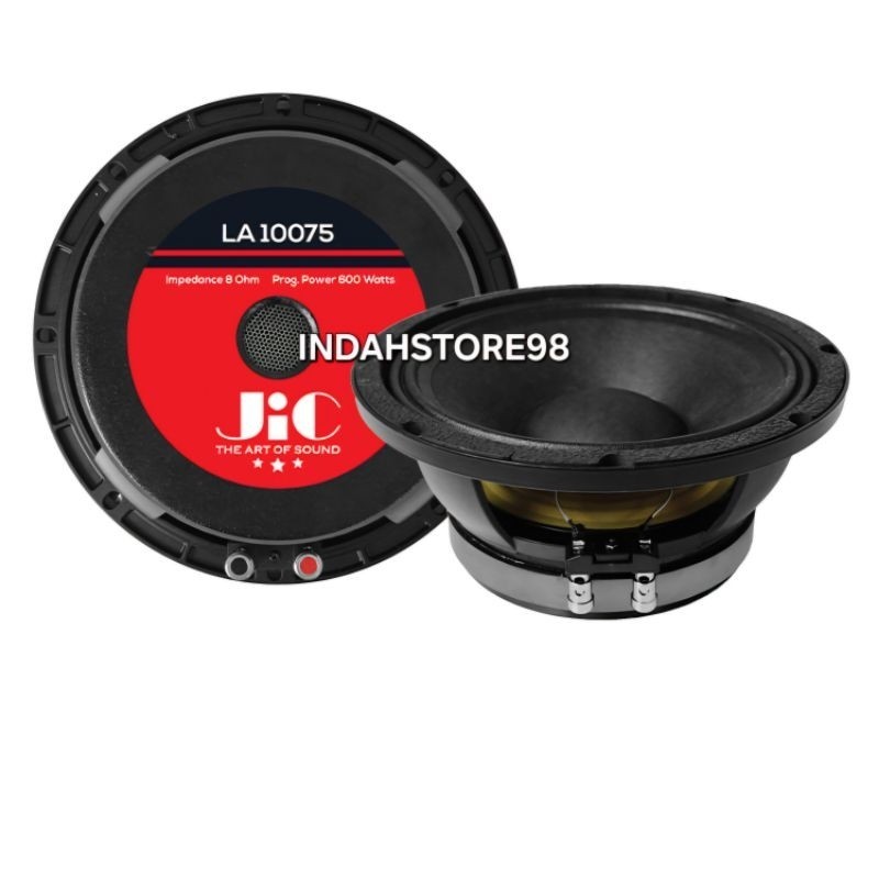 Speaker JIC LA 10075 Low Mid 10" Speaker 10 inch JIC LA10075