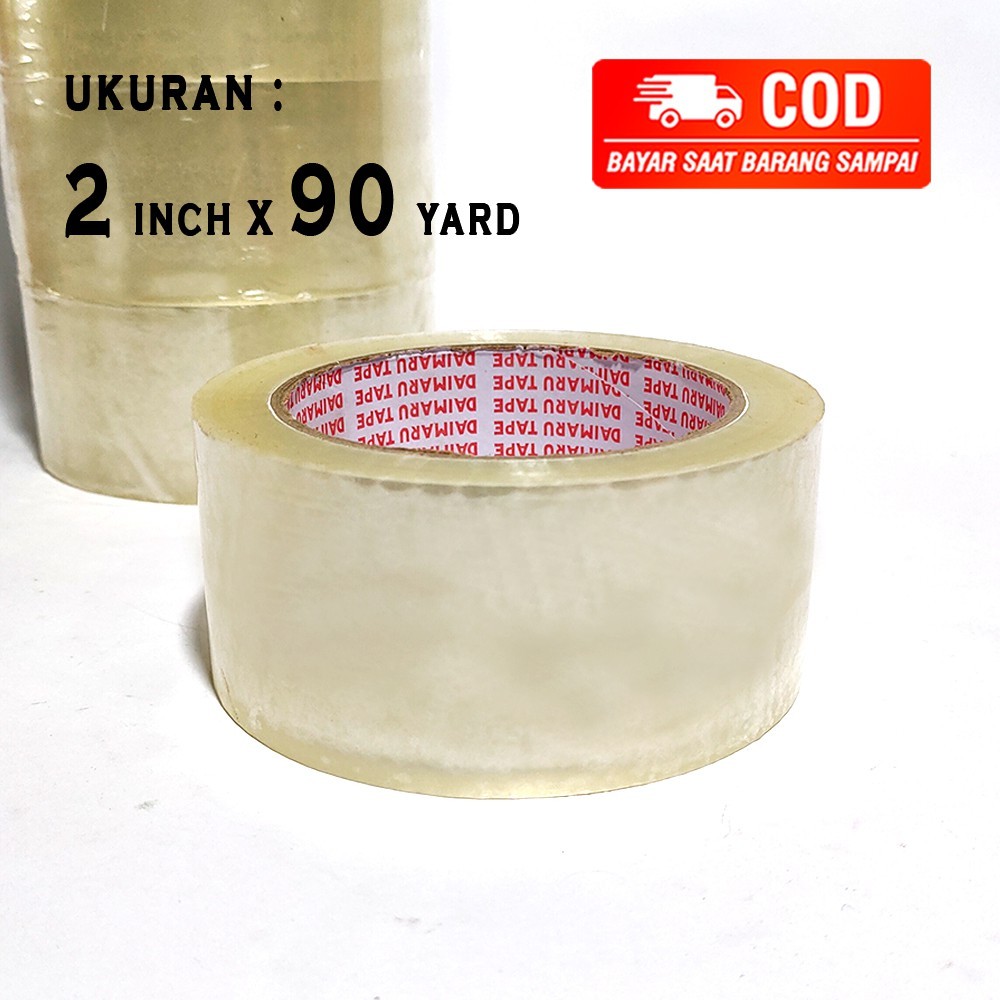 LAKBAN BENING / TRANSPARAN DAIMARU 2 INCH 90 YARD ORI