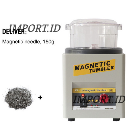 (IMPORT.CO) Mesin Poles Perhiasan Magnetik Mesin Poles Perhiasan Mesin Poles Platinum Deburring