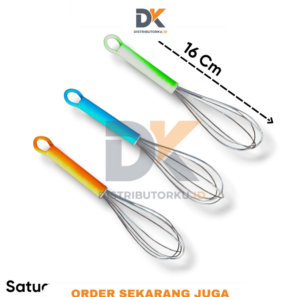 KOCOKAN TELUR GAGANG PLASTIK WARNA RANDOM (DISTRIBUTORKU.ID)