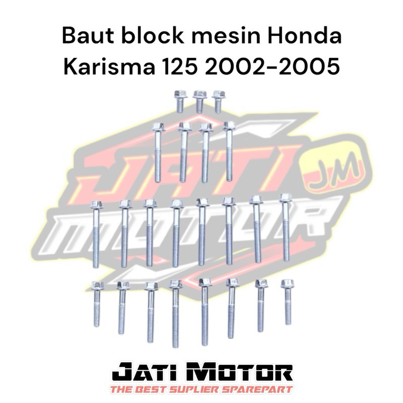 Baut Block Mesin Karisma 125 / Baud Block Mesin Honda Karisma 125 D