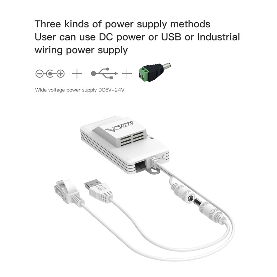 VONETS VAP11AC Dual Band 24G 5G Wireless Portable Wifi Repeater Bridge Router 300Mbps+900Mbps For Vi
