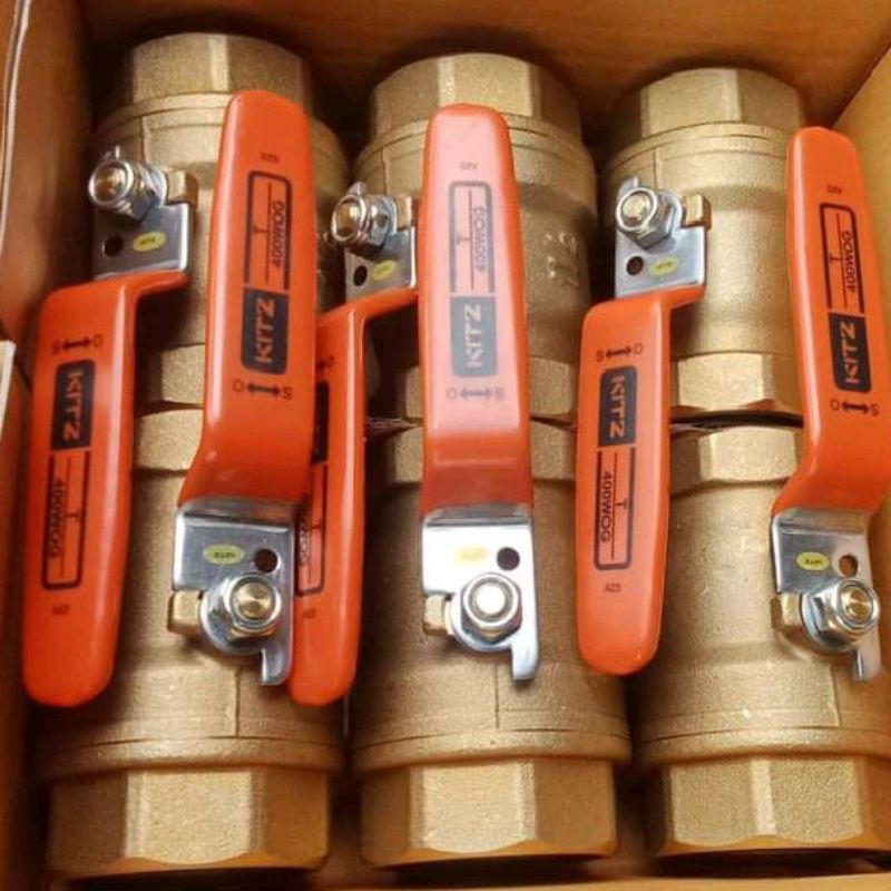 Ball valve kuningan KITZ 1" / Ball valve kitz Ori