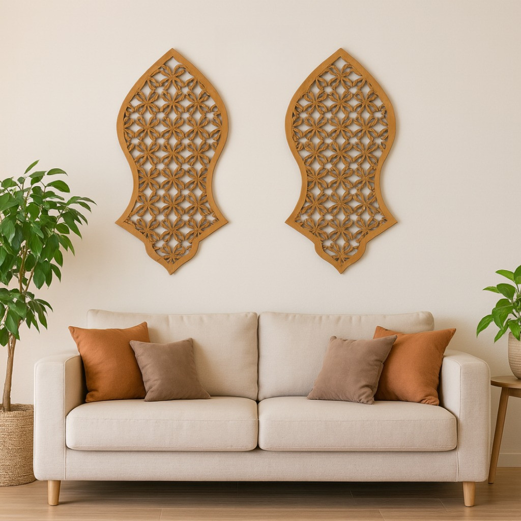 Hiasan Dinding Terompah Nabi Islami Dekorasi Rumah Minimalis