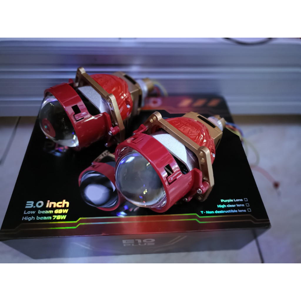 Projector Biled billed VAHID E10 PLUS surpass dual lens 3 inch