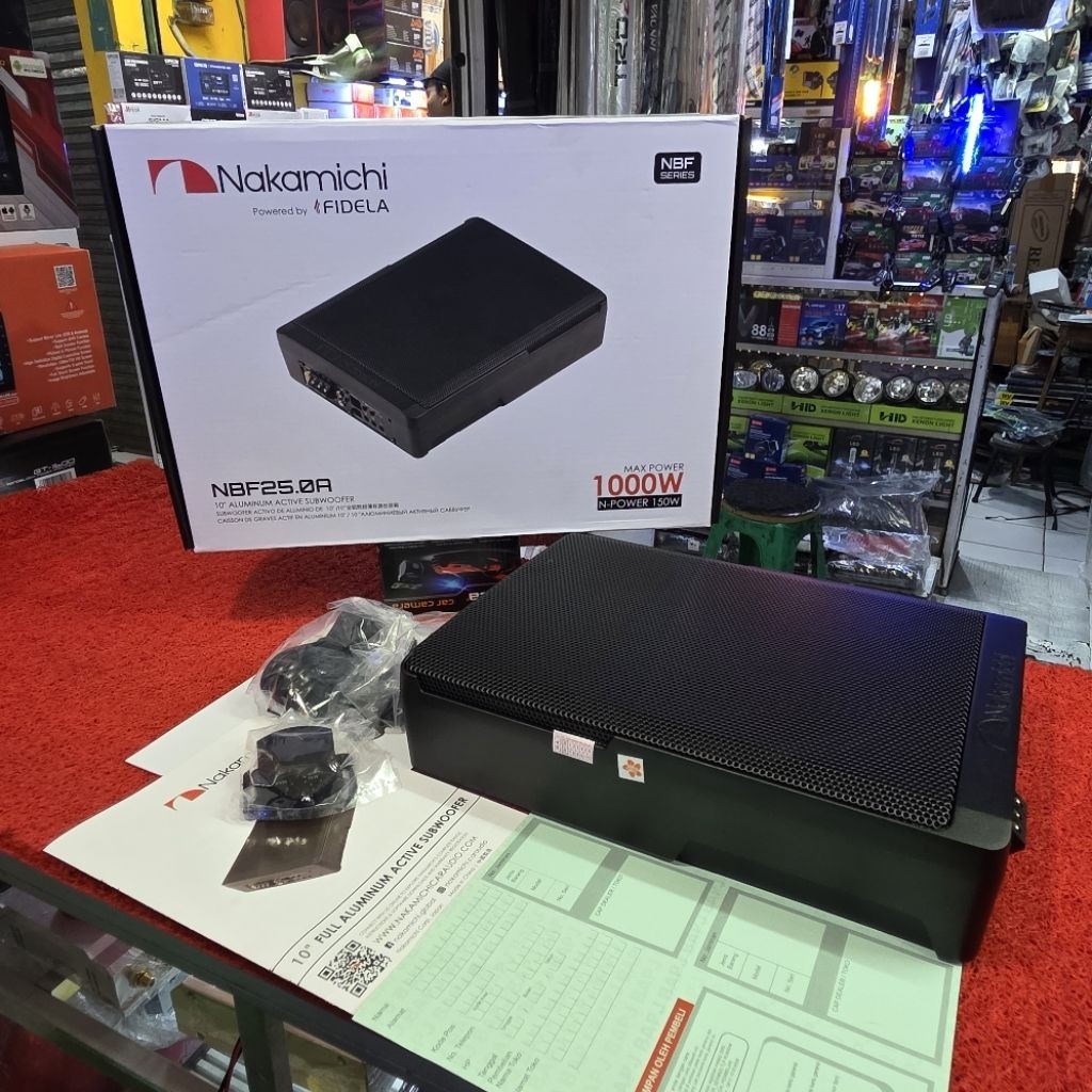 Subwoofer Kolong Aktif Nakamichi NBF SERIES NBF25.0A Subwoofer Aktif 10 in