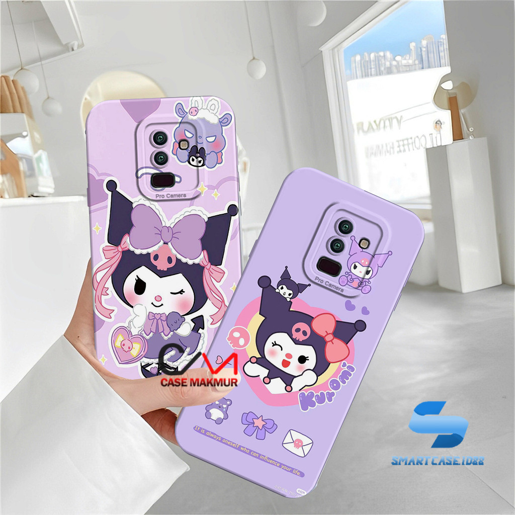 Samsung A6 Plus A6+ / J8 2018 / J6 Plus J6+ / J7 Prime - Silicon Bergambar Kuromi - Case Cewek - Sof