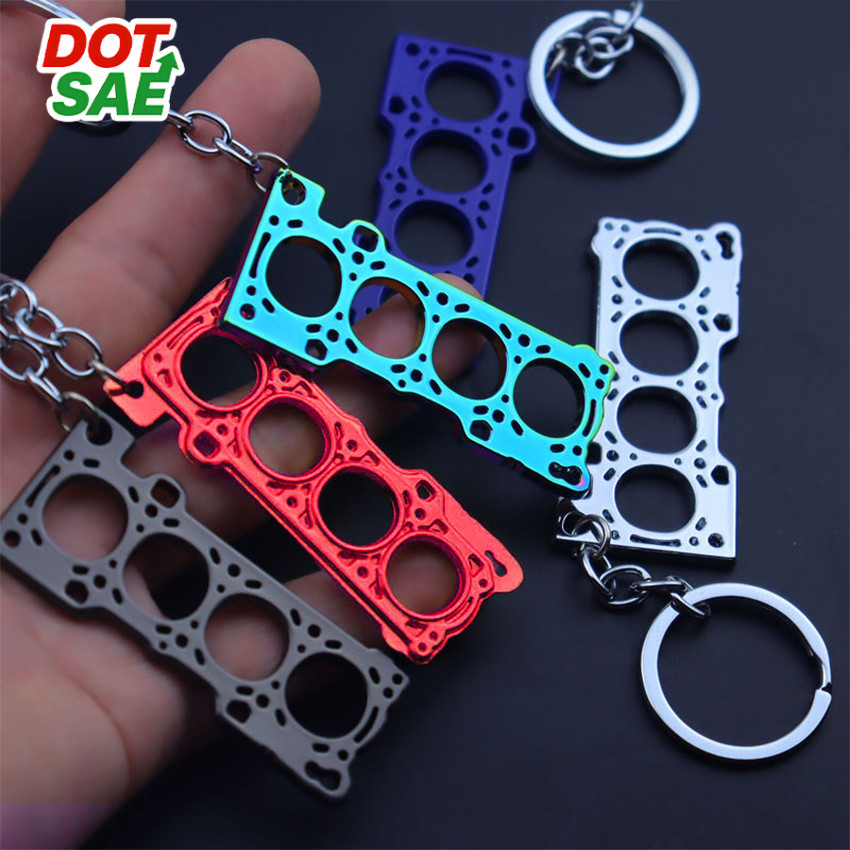 DOT SAE Gasket Kyechain Gantungan Kunci Turbo Bantalan Keychain Gantungan Kunci Model Turbo Mobil Ke