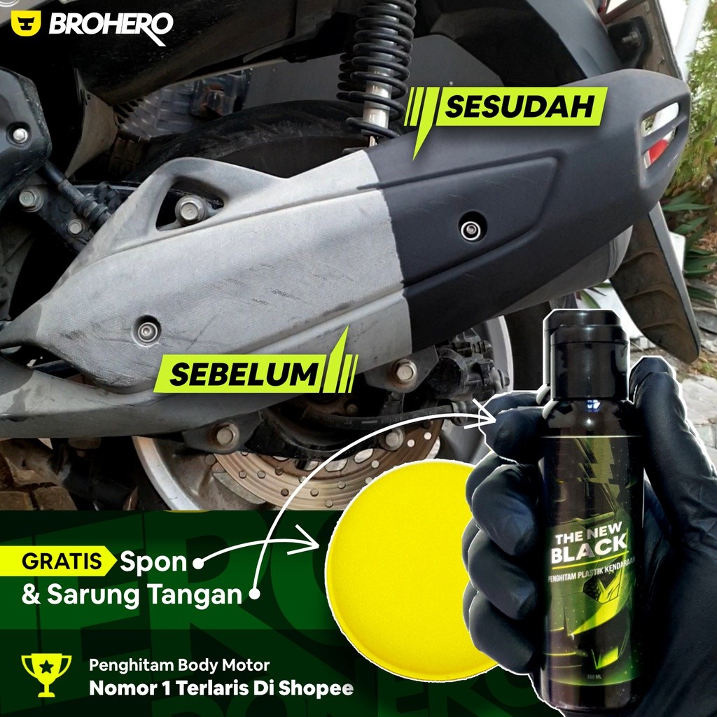 Penghitam Body Motor / Mobil Permanen By Dohero