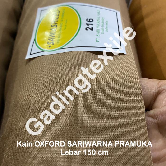 ( per setengah meter ) kain oxford sari warna sariwarna lebar 150 cm katun eceran meteran bahan keme